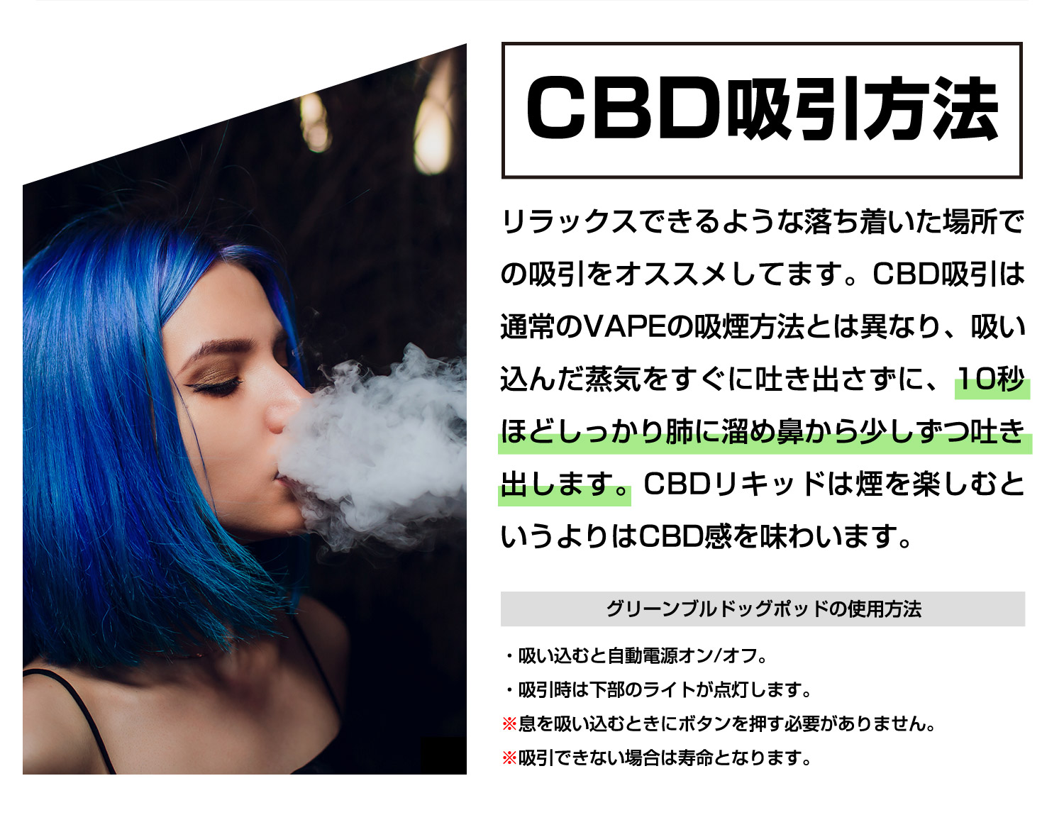 CBD吸引方法