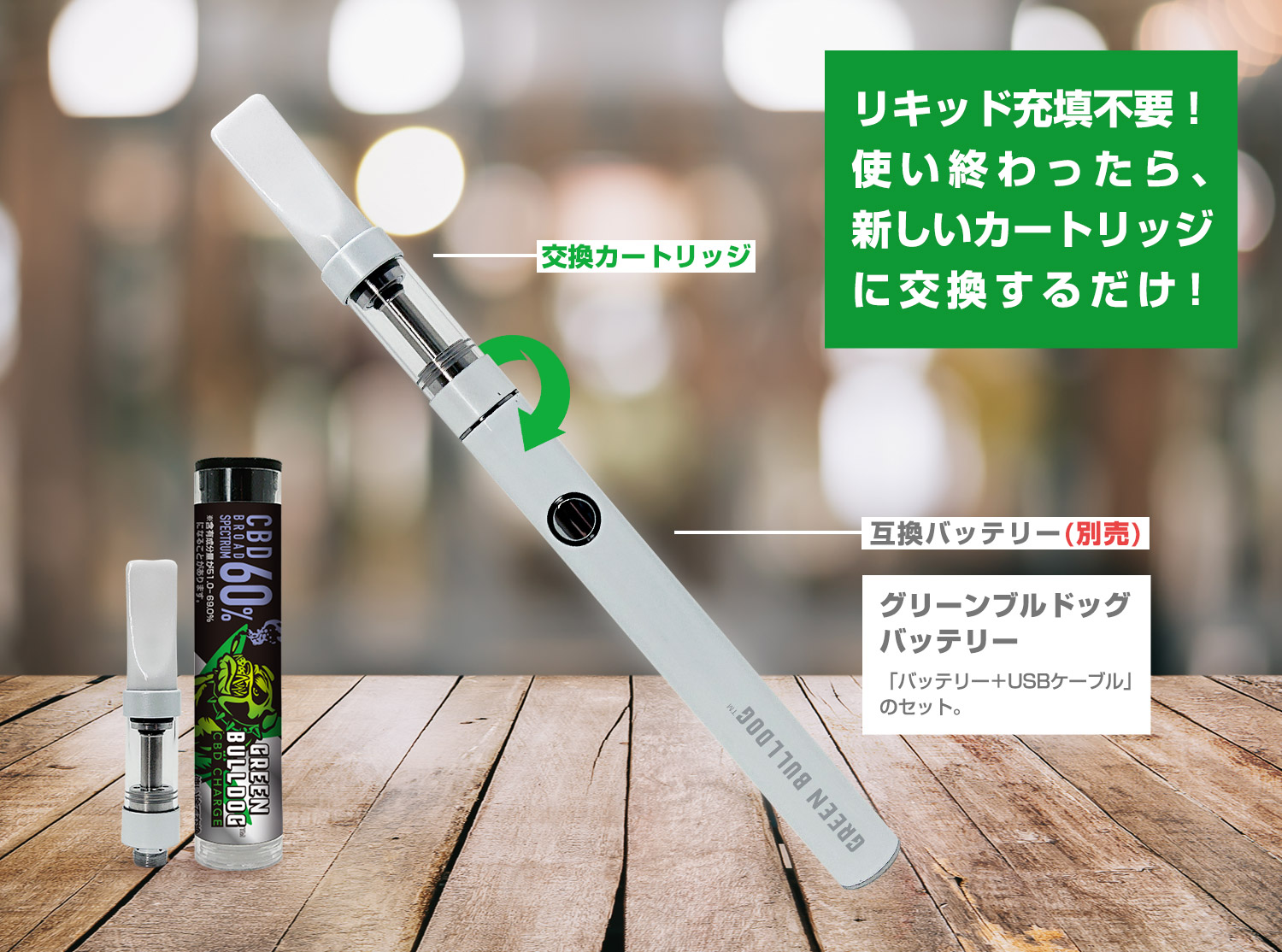 3種類のフレーバー